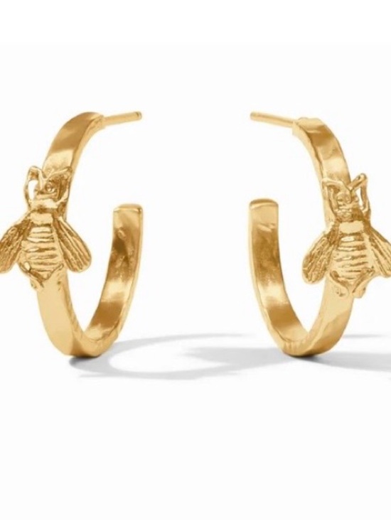 Julie Vos Jewelry - Julie Vos Gold Bee Hoop Earrings